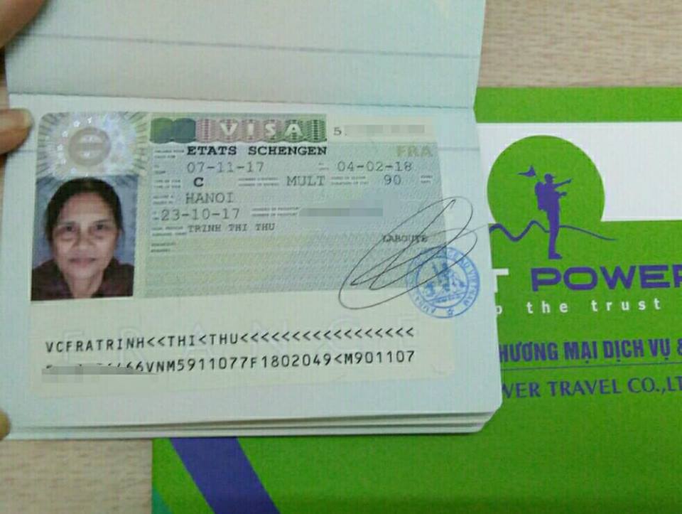 Chúc mừng visa Pháp